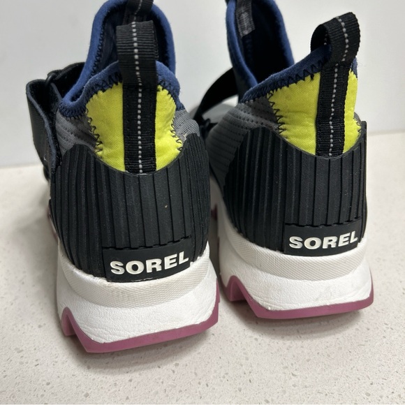 Sorel Kinetic Quarry Gray Mesh Sneakers Size 7 - Picture 5 of 6